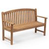 Scratch and Dent - Teak Bow Back Bench