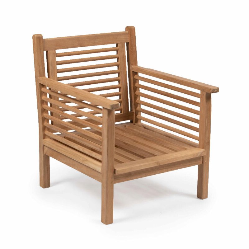 Scratch and Dent - Teak Vincent Lounge Chair - FINAL SALE