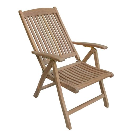 Scratch and Dent - Teak Folding Armchair - FINAL SALE