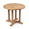 Scratch and Dent - Teak Round Dining Table