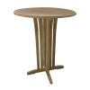 Scratch and Dent - Teak Round Bar Table