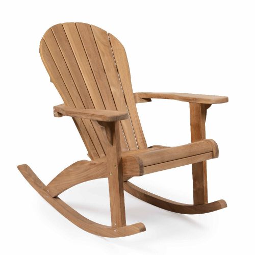 Scratch and Dent - Teak Adirondack Rocking Chair - FINAL SALE