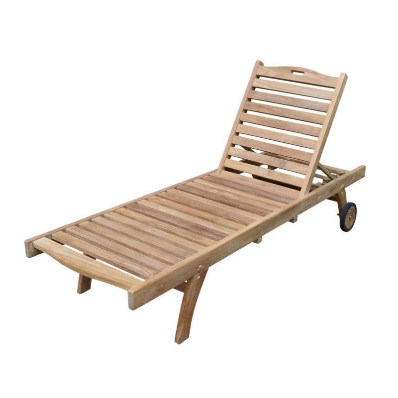 Scratch and Dent - Teak Sun Lounger - FINAL SALE