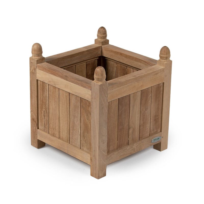 Scratch and Dent - Teak Square Planter