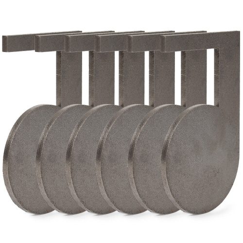 Scratch and Dent - (6) AR500 Dueling Tree Steel Targets 6" x 1/2" Swing Paddles - FINAL SALE