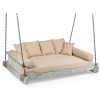 SCRATCH AND DENT - Montana Queen Swing Bed w/Cushions & Chain - FINAL SALE