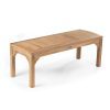 SCRATCH AND DENT - Grade A Teak 47" Marley Backless Bench - FINAL SALE