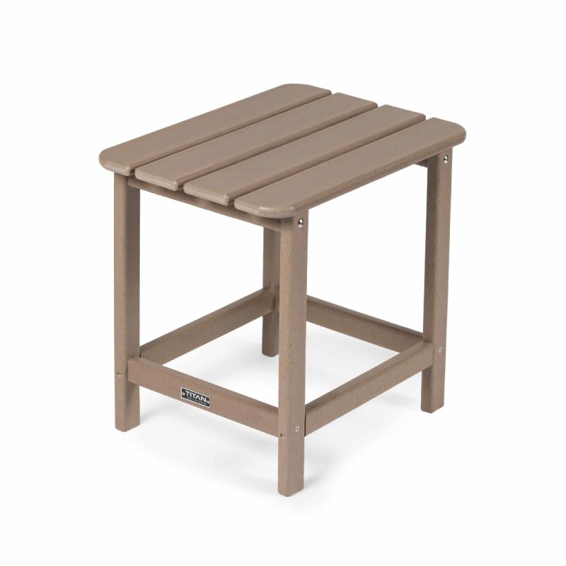 SCRATCH AND DENT - Everwood Hilltop Side Table - Driftwood - FINAL SALE