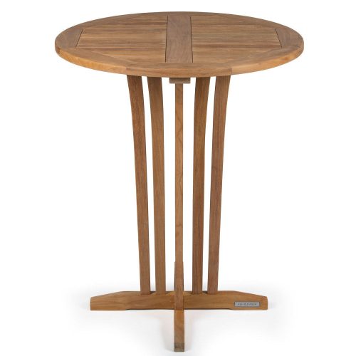 SCRATCH AND DENT - Grade A Teak 35" Round Bar Table - FINAL SALE