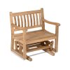 Scratch and Dent, Cascade Grade A Teak Glider Rocking Chair