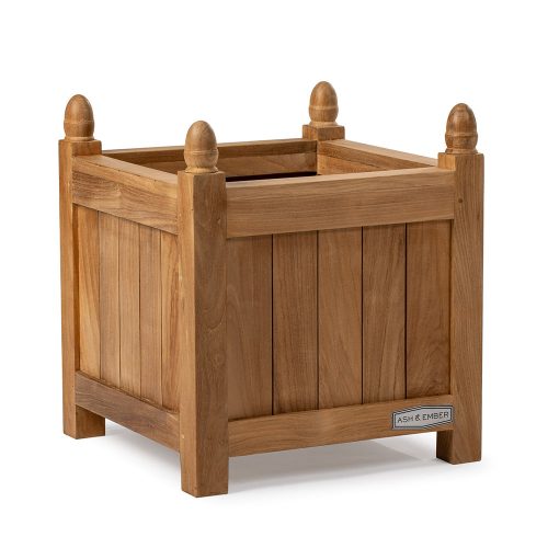 Solstice Grade A Teak Square Planter Box | 20"