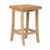 Acadia Grade A Teak Barstool | 25"