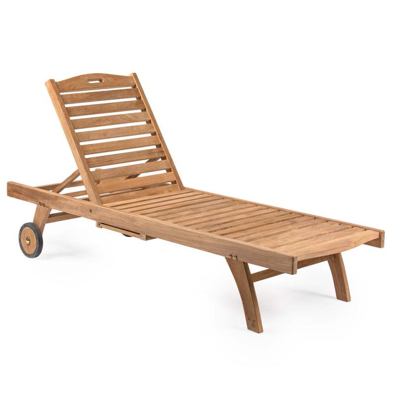 Hawthorne Grade A Teak Reclining Sun Lounger