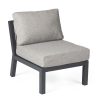 Caspian Armless Chair with Cushions