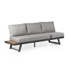 Caspian Sun Sofa with Cushions and Side Table