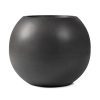 SCRATCH AND DENT - Onyx 24" Charcoal Sphere Planter - FINAL SALE