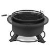 Scratch and Dent - 38” Fire Pit with Swivel Grill - FINAL SALE