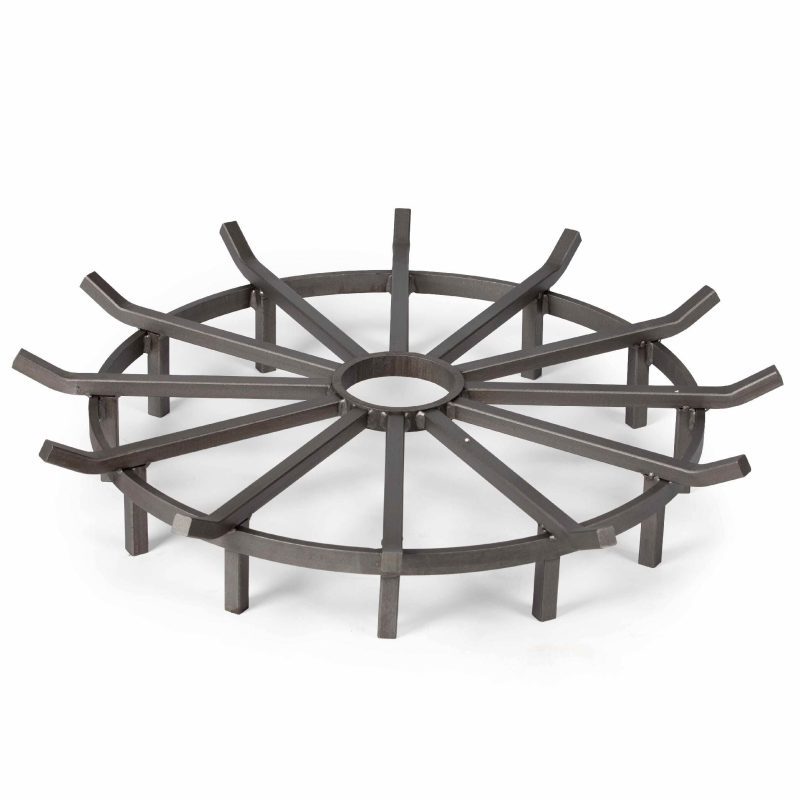 Scratch and Dent - 32-in Wagon Wheel Fire Grate - FINAL SALE