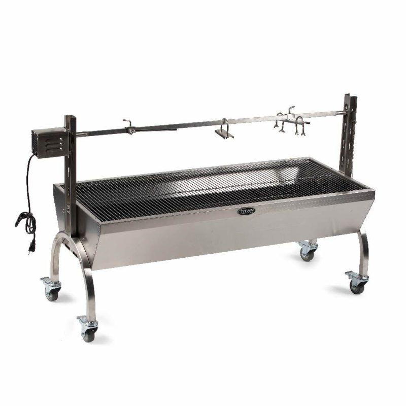 Scratch and Dent - 13W Stainless Steel Rotisserie Grill - FINAL SALE