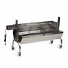 Scratch and Dent - 25W Stainless Steel Rotisserie Grill w/Windscreen - FINAL SALE